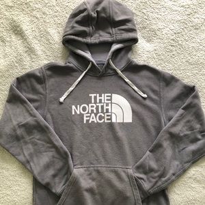 Men’s gray The North Face hoodie